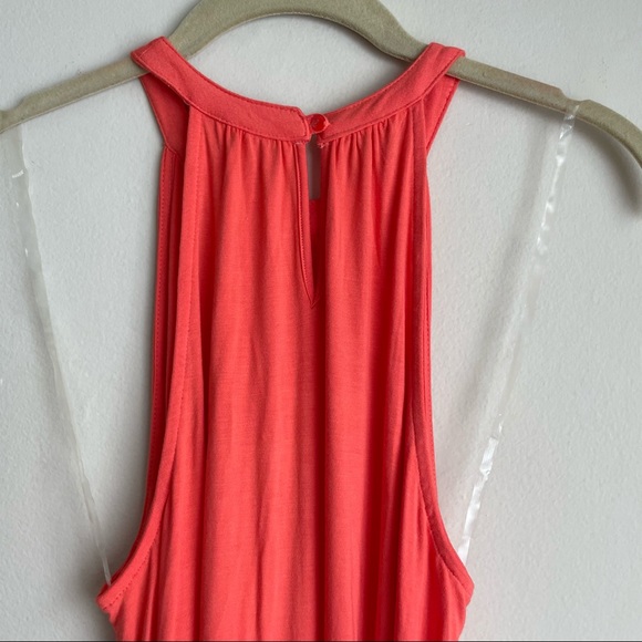 Old Navy / Coral Pink Jersey Maxi Dress - Picture 6 of 9
